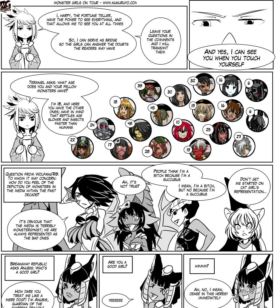 Monster girls on tour - Episode 69, Page 1: Page 069